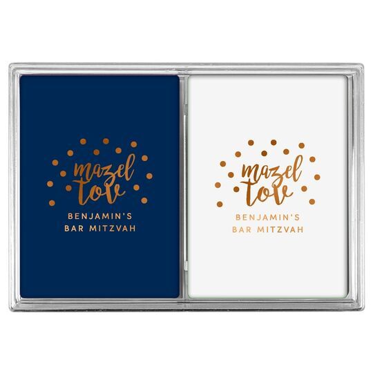 Confetti Mazel Tov Double Deck Playing Cards